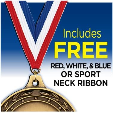 2.5' 3rd Place Cornhole Shadow Medal Award, Bronze Trophy Medal