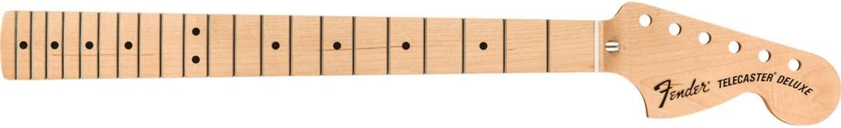 Fender Classic Series 72 Deluxe Telecaster Neck, C Shape, 21 Medium Jumbo Frets, Maple Fingerboard