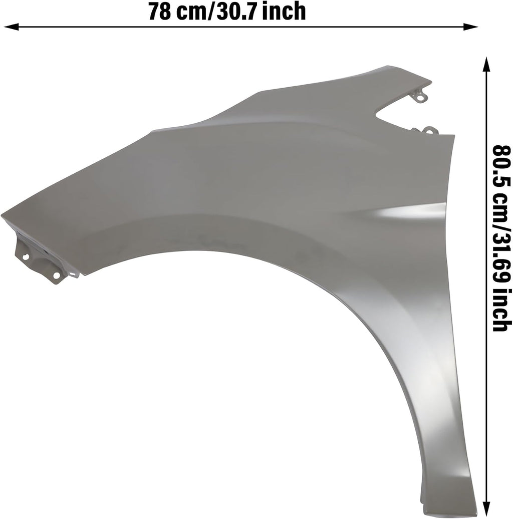 Front Left Fender Compatible with 2016 2017 2018 2019 2020 2021 2022 Chevrolet/Chevy Spark OEM 42355641 Driver Side