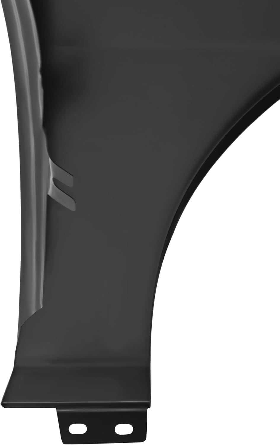 KUAFU Front Fender Compatible with 2016-2023 Chevy Chevrolet Malibu Replacement for 84029562 GM1240392 Steel Fender Panel Black (Left Driver Side)