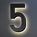 20 Inch Backlit LED Illuminated Home Address Numbers Make An Distinctive Impression Modern Lighted House Numbers For Outside Metal House Address Signs,5
