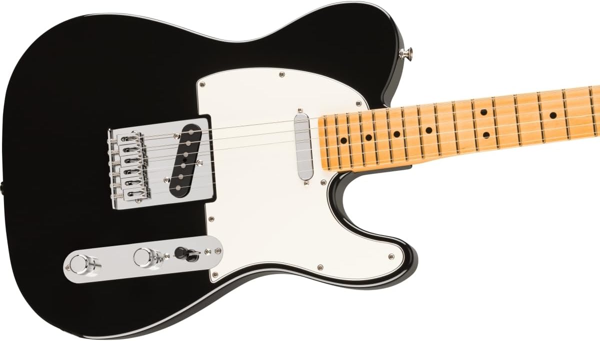 Fender Player II Telecaster Electric Guitar - Black with Maple Fingerboard