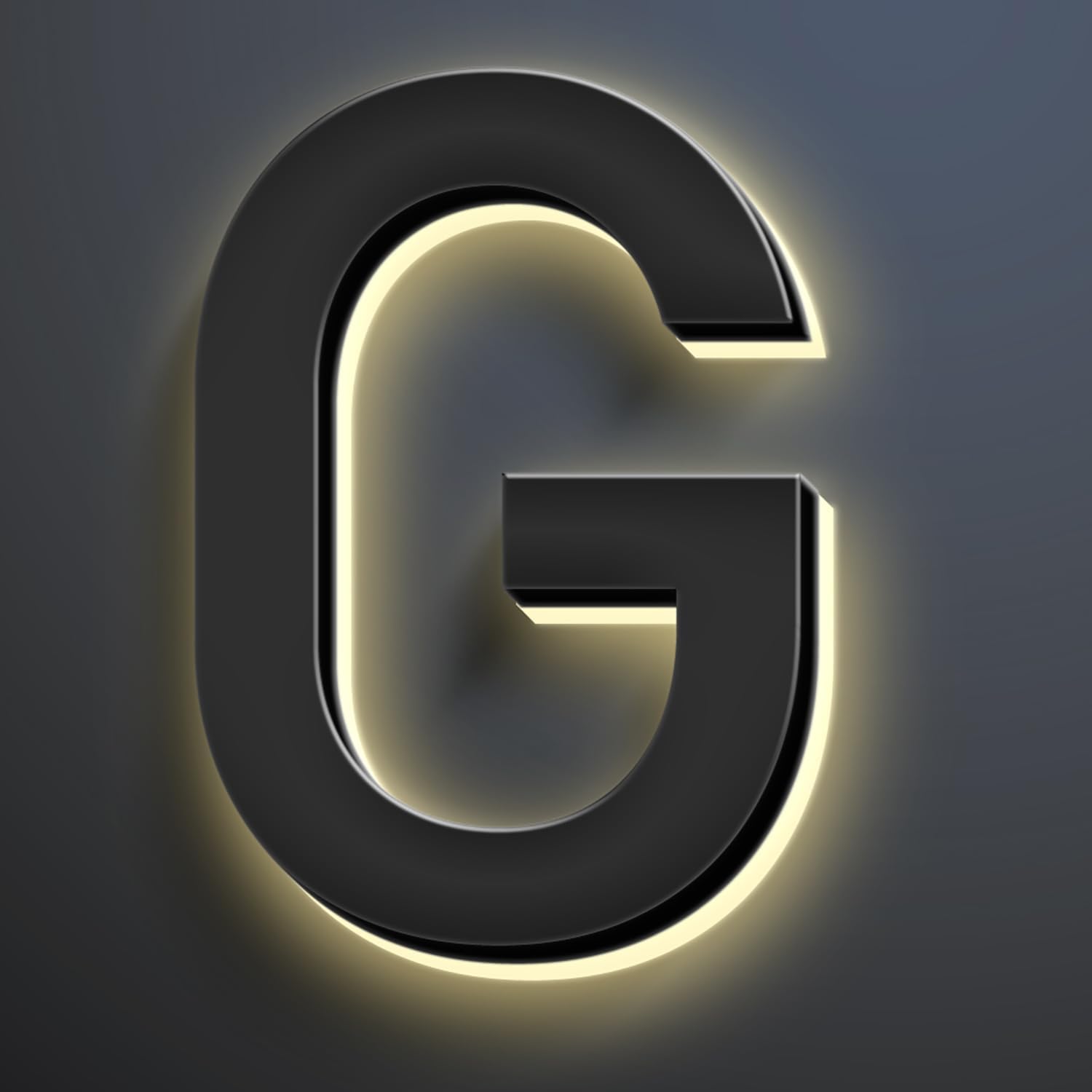 20 Inch Backlit LED Illuminated Home Address Numbers Make An Distinctive Impression Modern Lighted House Numbers For Outside Metal House Address Signs,G