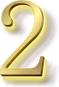 Modern Illuminated House Numbers, Backlit LED Home Address Numbers For Outside, Large Lighted House Numbers.