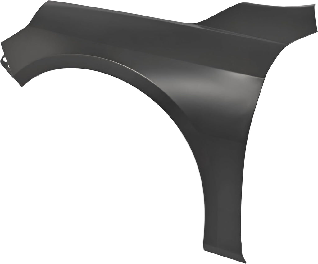 KUAFU Front Fender Compatible with 2016-2023 Chevy Chevrolet Malibu Replacement for 84029562 GM1240392 Steel Fender Panel Black (Left Driver Side)