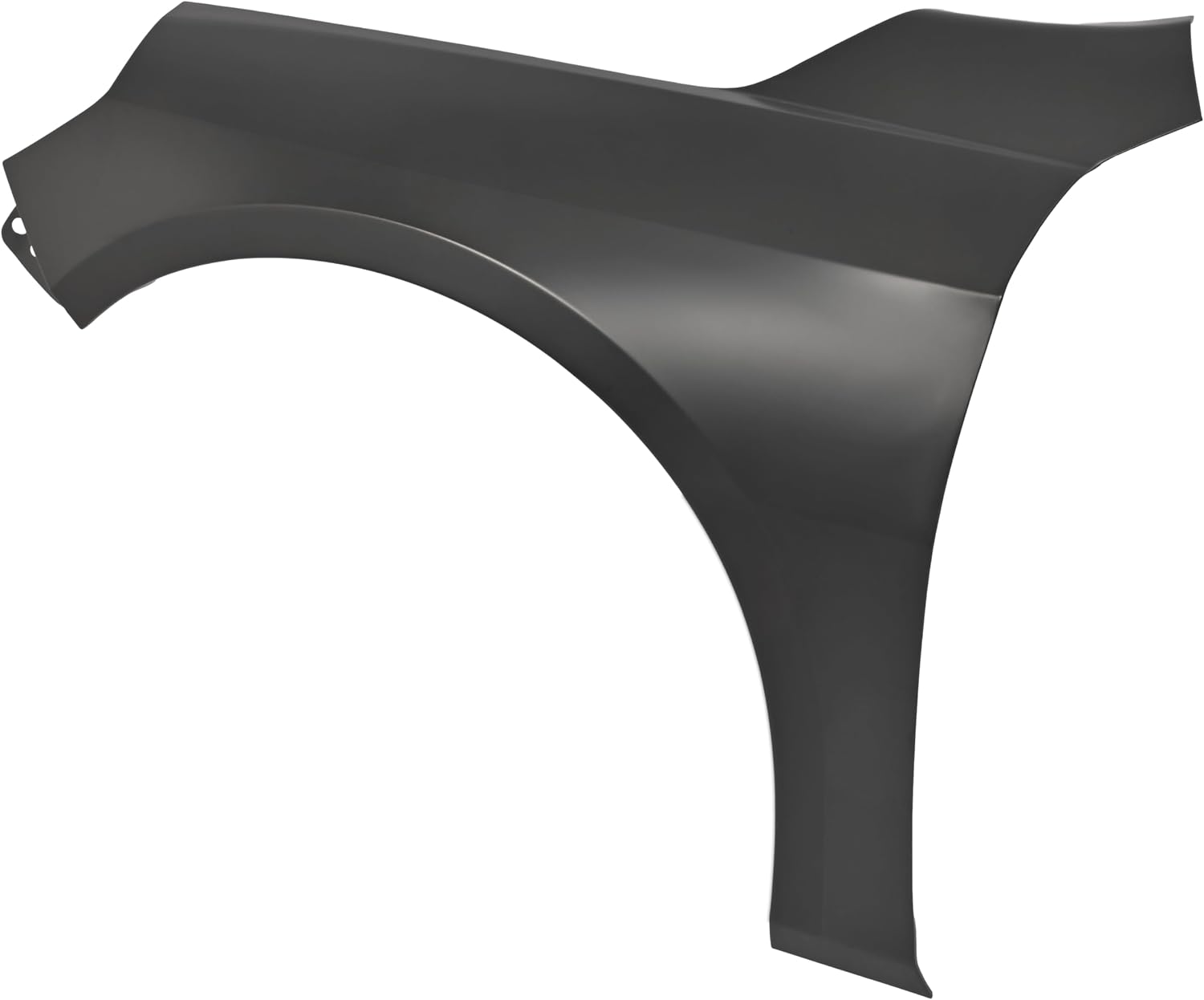 KUAFU Front Fender Compatible with 2016-2023 Chevy Chevrolet Malibu Replacement for 84029562 GM1240392 Steel Fender Panel Black (Left Driver Side)