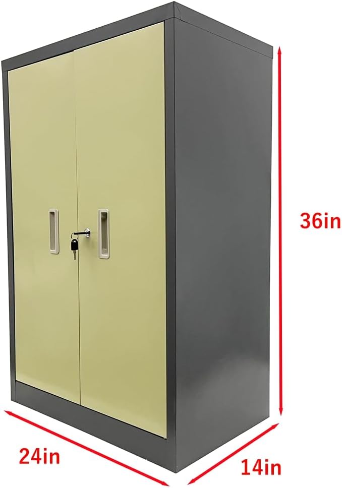 TECHTONGDA Bolt and Nut Tool Storage Cabinet 30 Drawers Parts Cabinet Contains Assortment KIT Metal Organization Shelves with Lock and Door