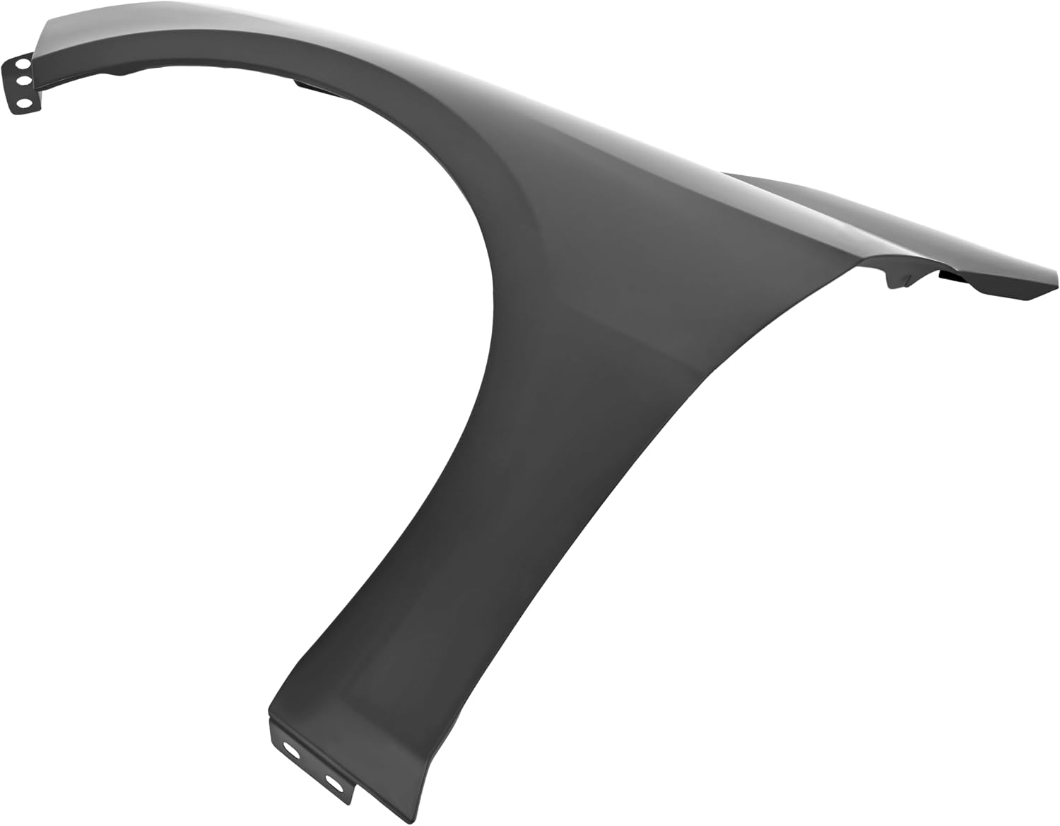 KUAFU Front Fender Compatible with 2016-2023 Chevy Chevrolet Malibu Replacement for 84029562 GM1240392 Steel Fender Panel Black (Left Driver Side)