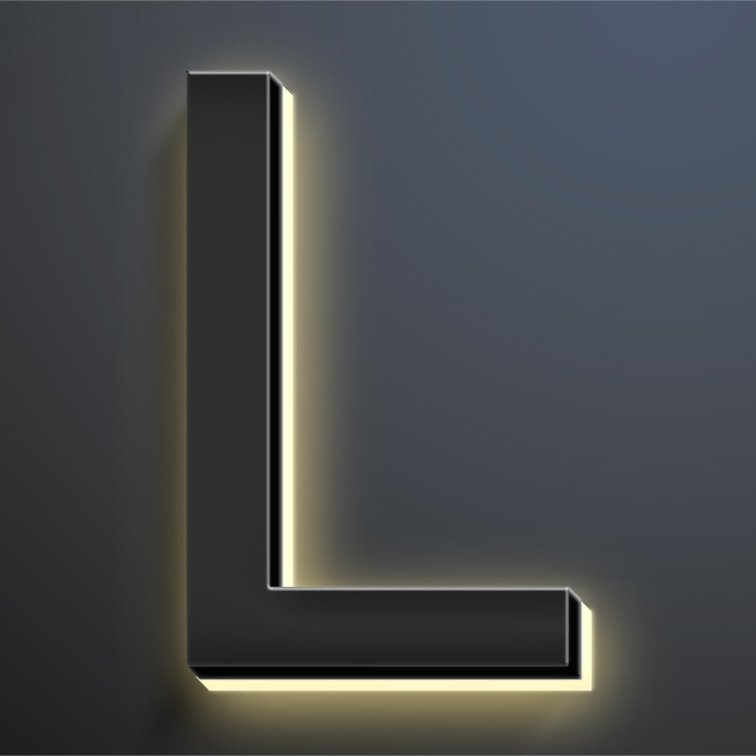 20 Inch Backlit LED Illuminated Home Address Numbers Make An Distinctive Impression Modern Lighted House Numbers For Outside Metal House Address Signs,L