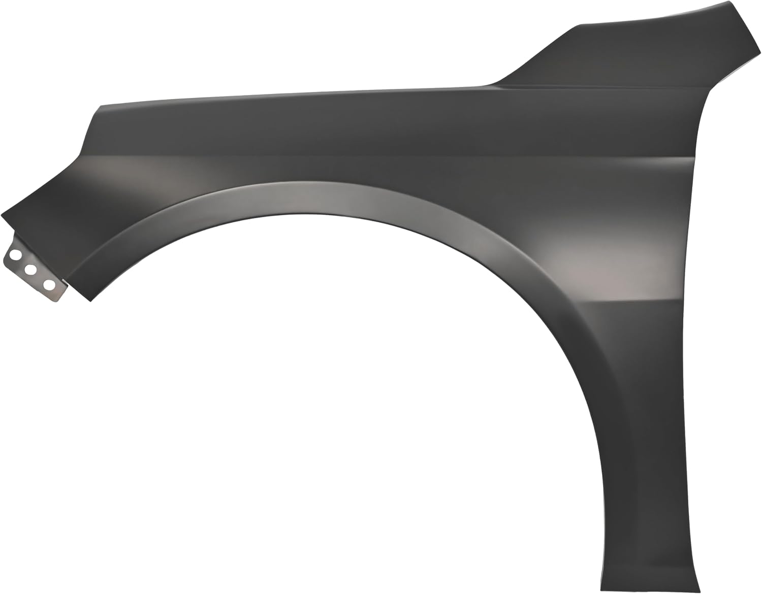 HECASA Front Left Fender Compatible with 2016-2023 Chevy Chevrolet Malibu Replacement for 84029562 GM1240392 Steel Wheel Fender Panel Electrophoresis Primed Black Driver Side