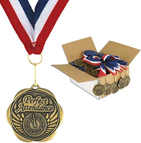 Set of 100 Award Medals with Neck Ribbons