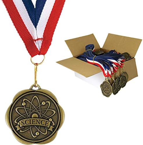 Set of 100 Award Medals with Neck Ribbons