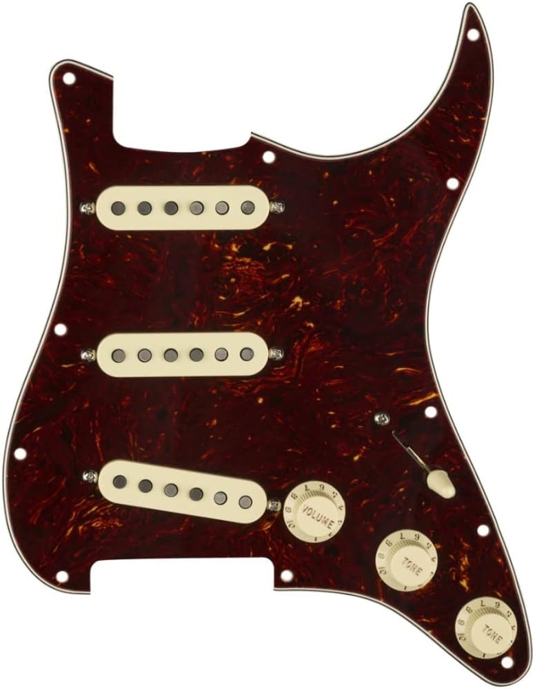 Fender Fat '50's Prewired Stratocaster Pickguard - Tortoise