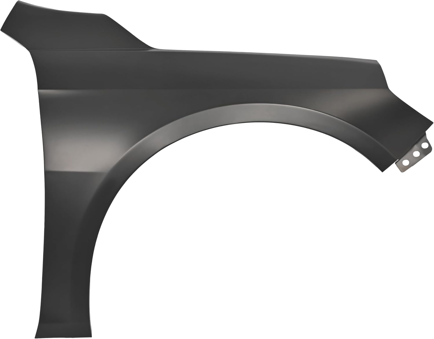HECASA Front Right Fender Compatible with 2016-2023 Chevy Chevrolet Malibu Replacement for 84166457 GM1241392 Steel Wheel Fender Panel Electrophoresis Primed Black Passenger Side