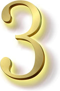 Modern Illuminated House Numbers, Backlit LED Home Address Numbers For Outside, Large Lighted House Numbers.