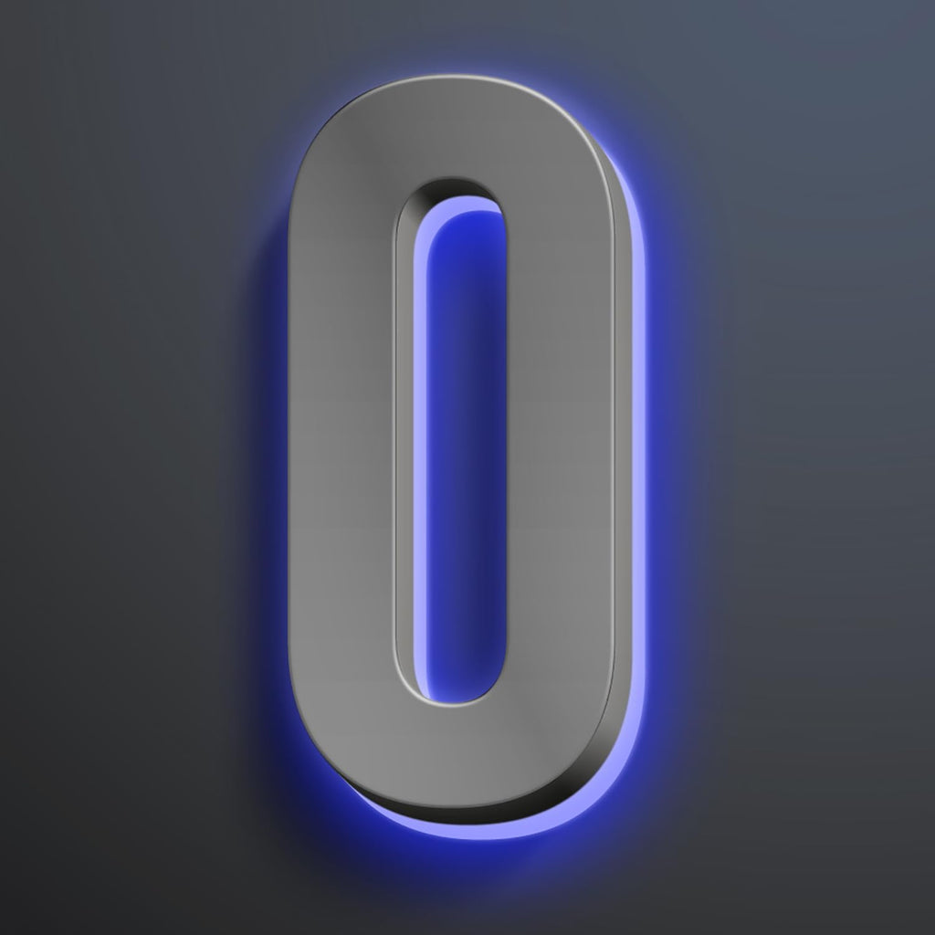 Backlit LED Home Address Numbers, Waterproof Illuminated House Numbers, Stainless Steel Address Numbers Signs, Lighted House Numbers For Outside Modern, Grey,16 Inch/400mm,0