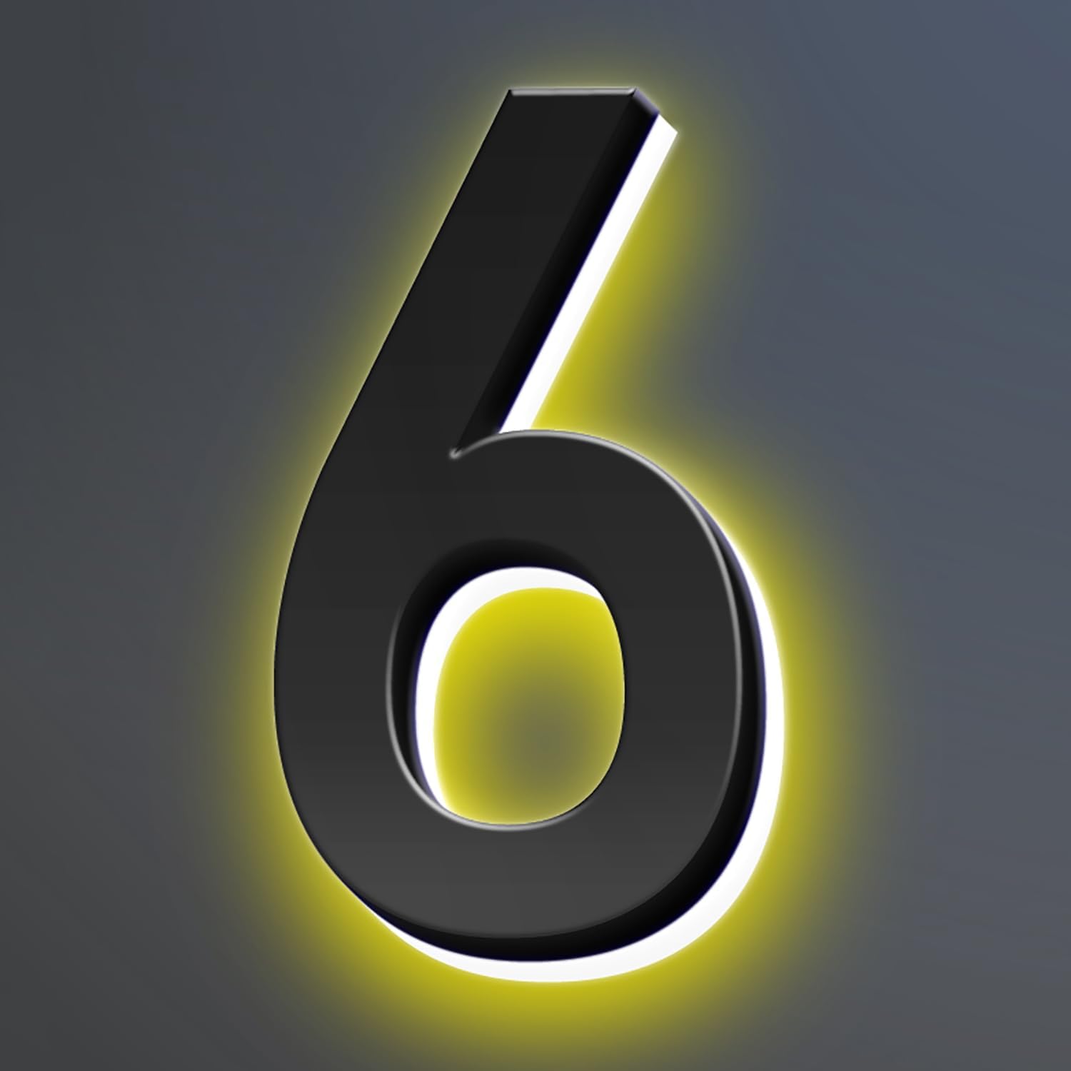 16 Inch Backlit LED Illuminated Address Signs For House Hand-polished Address Numbers For House Modern Large Lighted Metal House Numbers For Outside,6