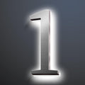 Backlit LED Illuminated Home Address Numbers 16', Large Modern Stainless Steel Illuminated House Numbers For Outside, Lighted Address Signs For A Stylish Look,1