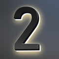 20 Inch Backlit LED Illuminated Home Address Numbers Make An Distinctive Impression Modern Lighted House Numbers For Outside Metal House Address Signs,2