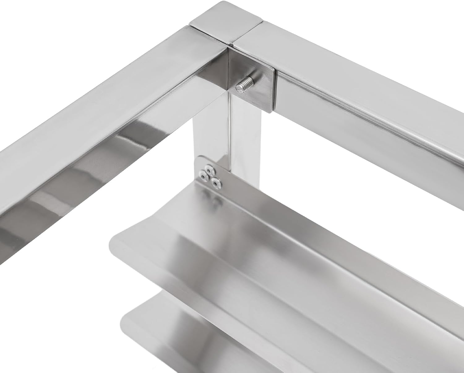 5-Tier Pan Rack, Stainless Steel Bakery Rack, Bakers Rack for Home Commercial Kitchen, Restaurant, Cafeteria, Dessert Shop