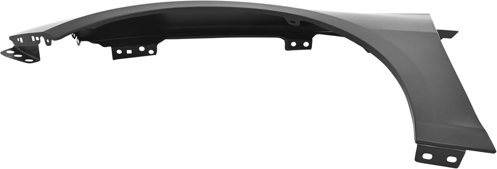 KUAFU Front Fender Compatible with 2016-2023 Chevy Chevrolet Malibu Replacement for 84029562 GM1240392 Steel Fender Panel Black (Left Driver Side)