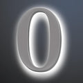 Illuminated Address Sign Enhance Your Home's Visibility, 16 Inch Backlit LED Home Address Number For Outside, Lighted Up House Numbers, Metal House Numbers,0