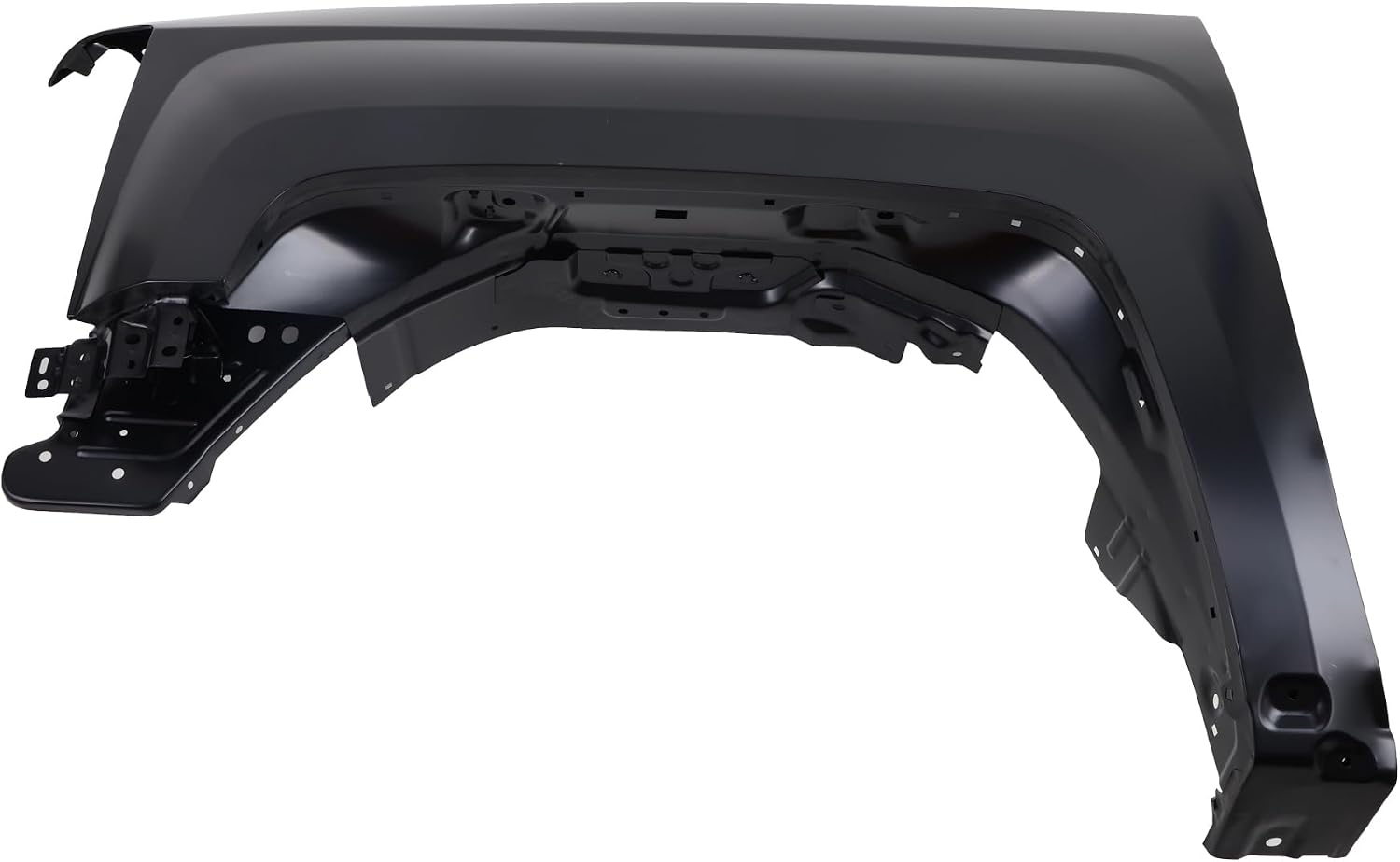 Primed Steel Front Left Fender Compatible with 2014-2018 Chevrolet Chevy Silverado 1500 Driving Driver Side OEM 23303551