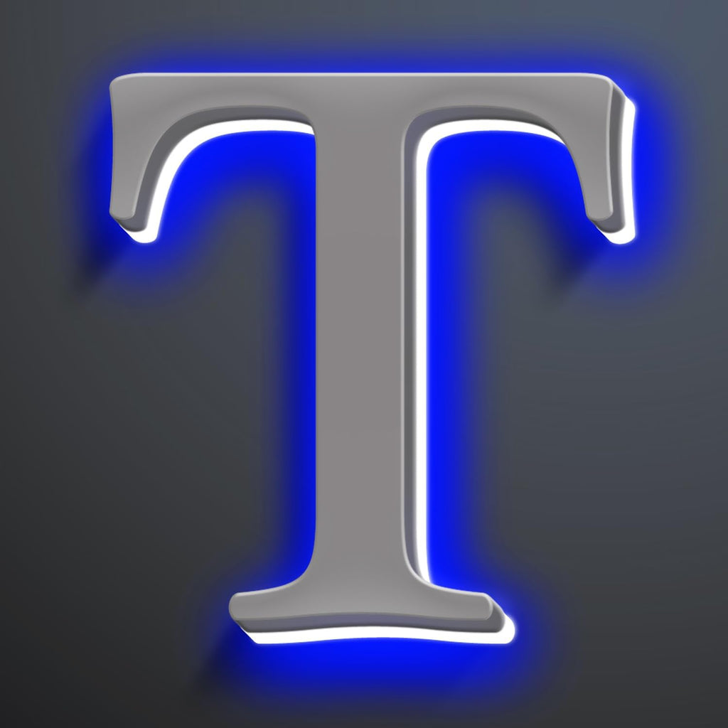 Backlit LED Illuminated Home Address Numbers 16 Inch, Stainless Steel Hand-Polished For House Address Signs, Large Lighted House Numbers, Modern Address Numbers,T