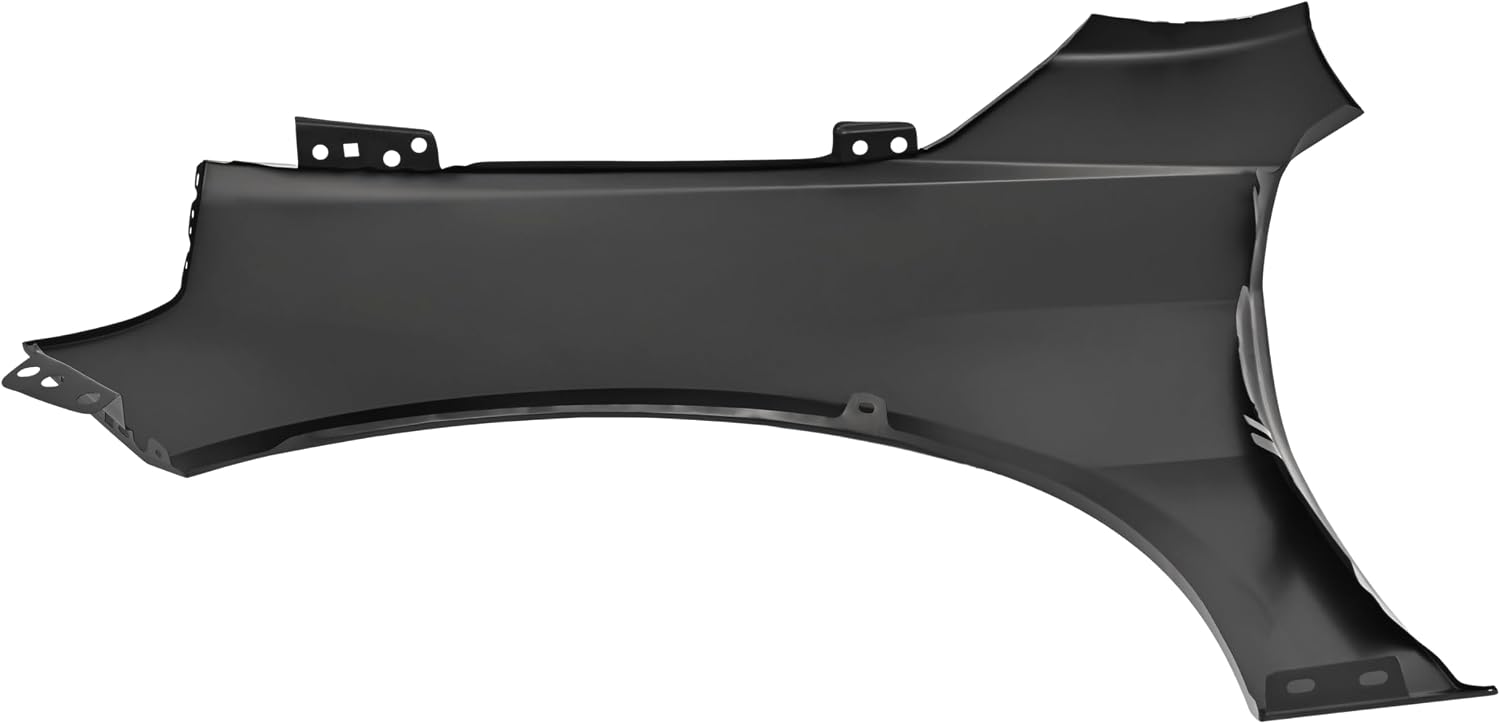 KUAFU Front Fender Compatible with 2016-2023 Chevy Chevrolet Malibu Replacement for 84166457 GM1241392 Steel Fender Panel Primed Black (Right Passenger Side)