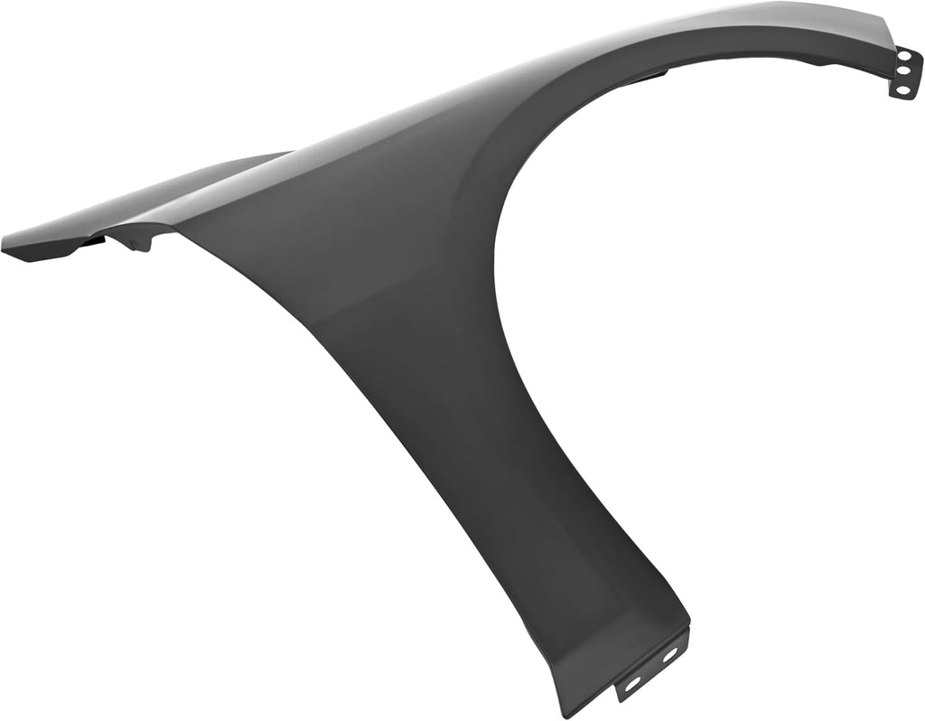 HECASA Front Right Fender Compatible with 2016-2023 Chevy Chevrolet Malibu Replacement for 84166457 GM1241392 Steel Wheel Fender Panel Electrophoresis Primed Black Passenger Side
