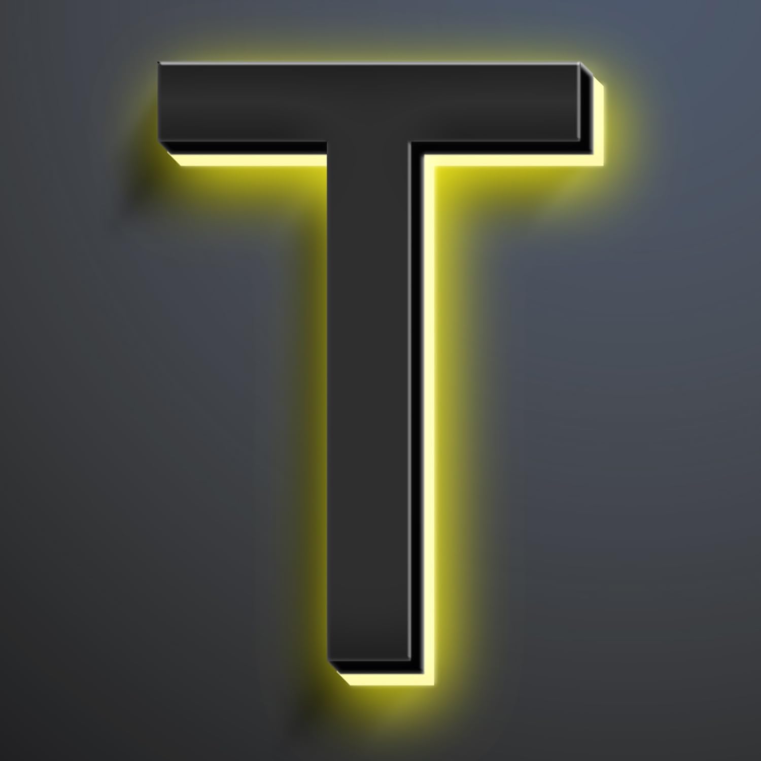 16 Inch Backlit LED Illuminated Address Signs For House Hand-polished Address Numbers For House Modern Large Lighted Metal House Numbers For Outside,T