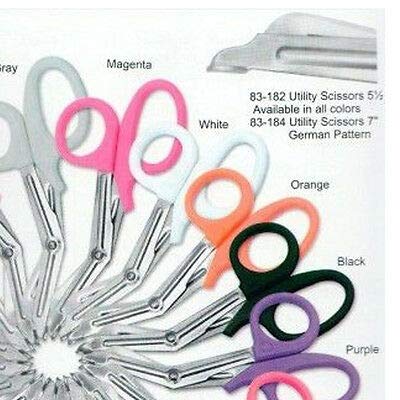 SURGICAL ONLINE 100-Pack Heavy Duty EMT Trauma Shears in Assorted Rainbow Colors | Strong Enough to Cut A Penny in Half