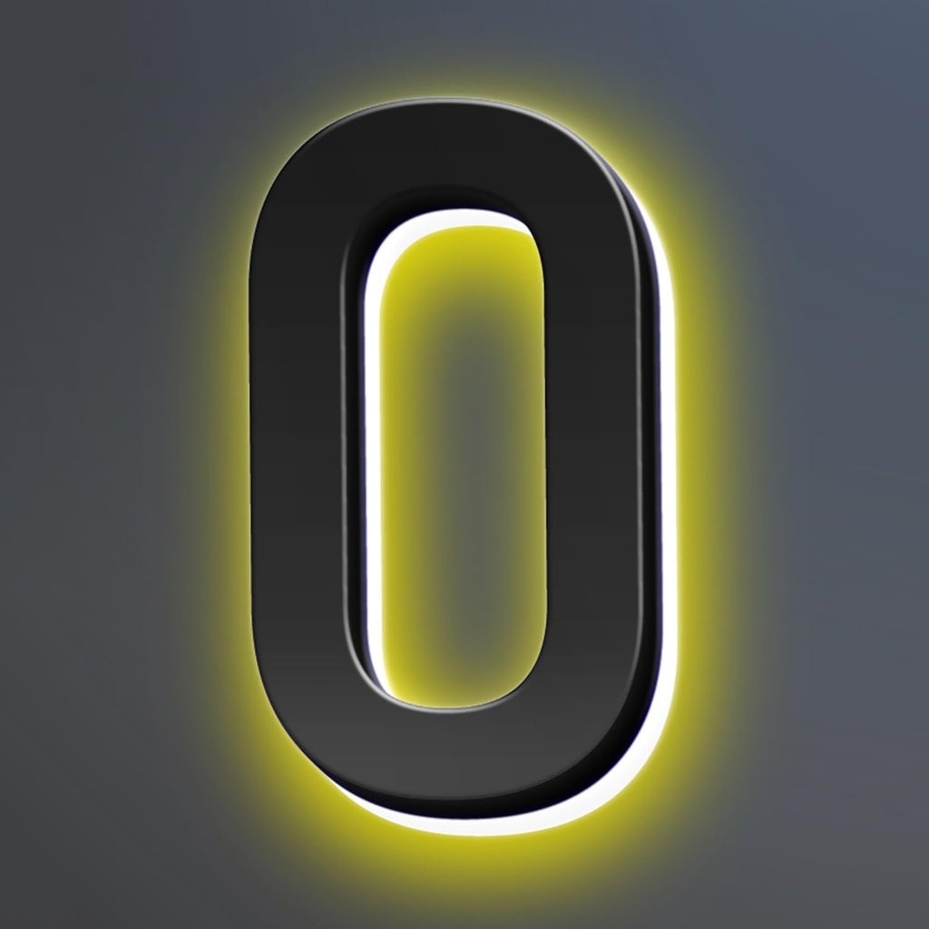 16 Inch Backlit LED Illuminated Address Signs For House Hand-polished Address Numbers For House Modern Large Lighted Metal House Numbers For Outside,0