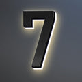 20 Inch Backlit LED Illuminated Home Address Numbers Make An Distinctive Impression Modern Lighted House Numbers For Outside Metal House Address Signs,7