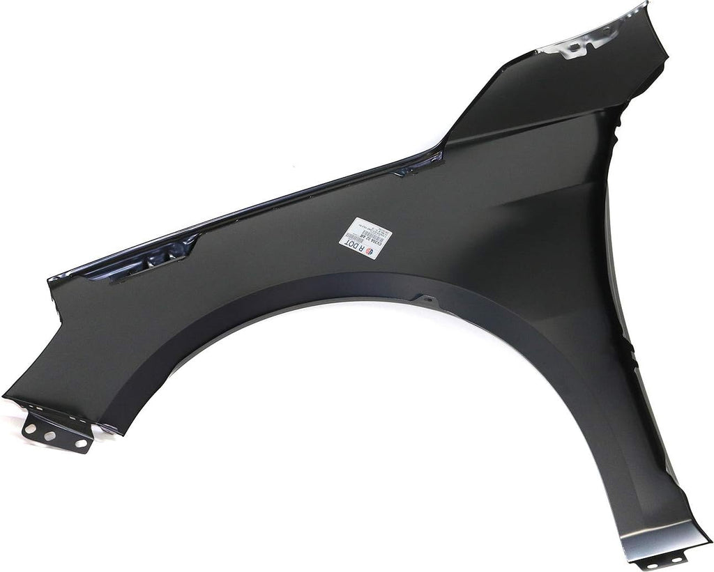Evan Fischer Front Fender Compatible With 2016-2022 Chevrolet Malibu Primed Steel Passenger Side