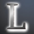 Backlit LED Illuminated Home Address Numbers 16', Large Modern Stainless Steel Illuminated House Numbers For Outside, Lighted Address Signs For A Stylish Look,L