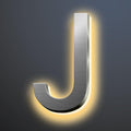 Illuminated LED House Numbers 18 Inch, Backlit LED Illuminated Address Numbers, Modern Lighted House Numbers At Night, Waterproof Large Metal Home Address Signs,J