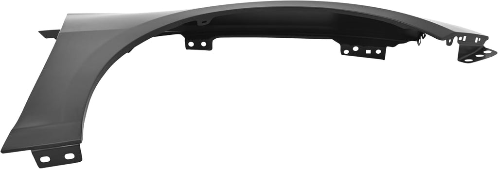 HECASA Front Right Fender Compatible with 2016-2023 Chevy Chevrolet Malibu Replacement for 84166457 GM1241392 Steel Wheel Fender Panel Electrophoresis Primed Black Passenger Side