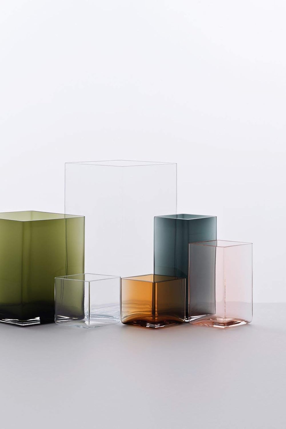 Iittala Ruutu Vase, Transparent, 205 x 180 mm