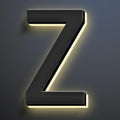 20 Inch Backlit LED Illuminated Home Address Numbers Make An Distinctive Impression Modern Lighted House Numbers For Outside Metal House Address Signs,Z
