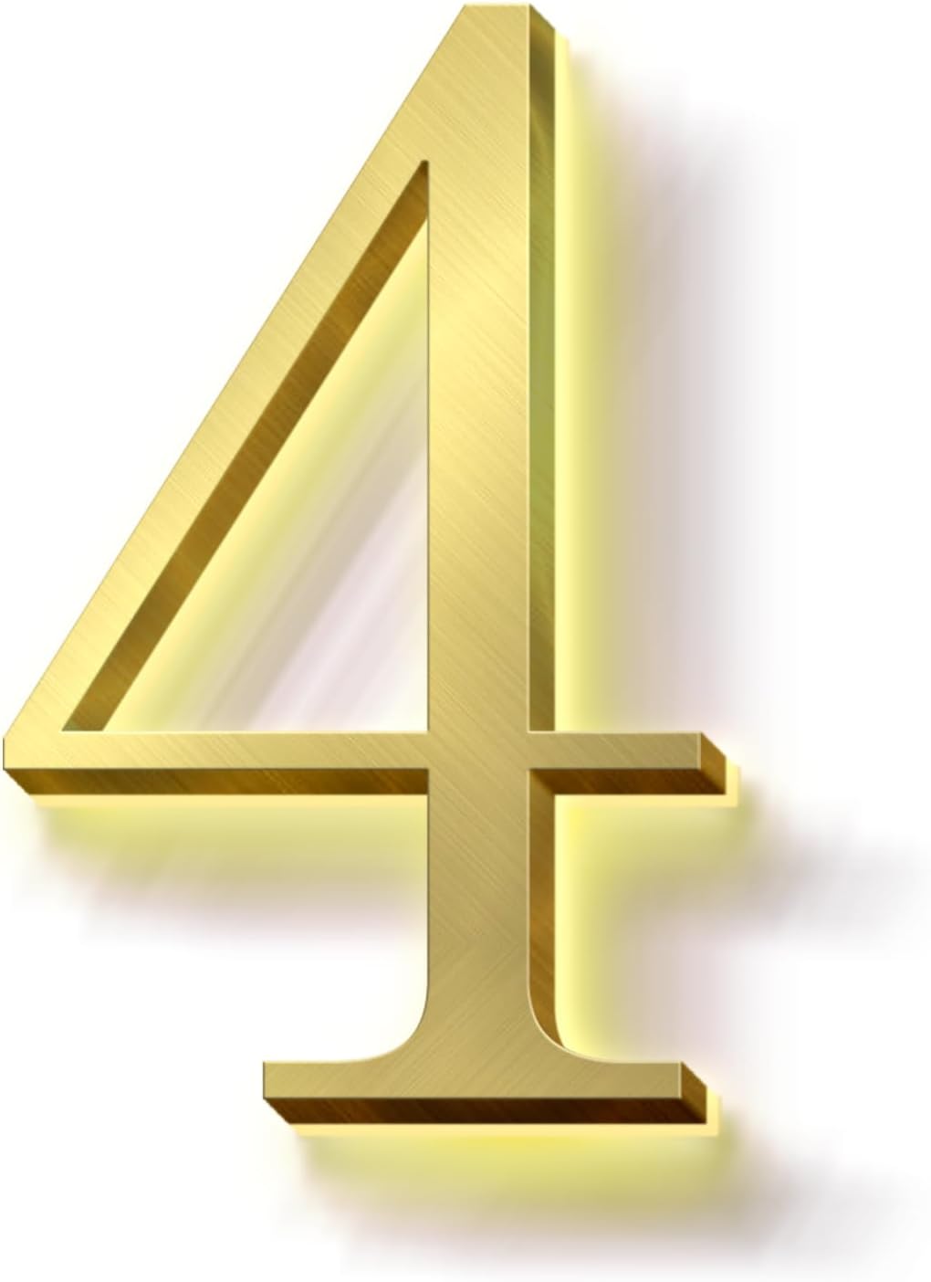 Modern Illuminated House Numbers, Backlit LED Home Address Numbers For Outside, Large Lighted House Numbers.