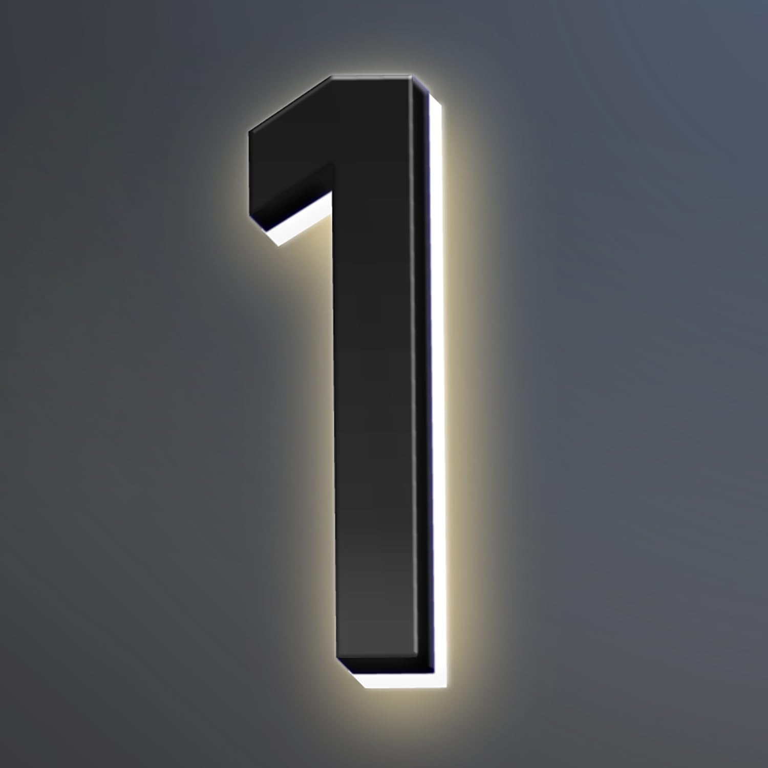 20 Inch Backlit LED Illuminated Home Address Numbers Make An Distinctive Impression Modern Lighted House Numbers For Outside Metal House Address Signs,1