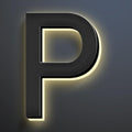 20 Inch Backlit LED Illuminated Home Address Numbers Make An Distinctive Impression Modern Lighted House Numbers For Outside Metal House Address Signs,P