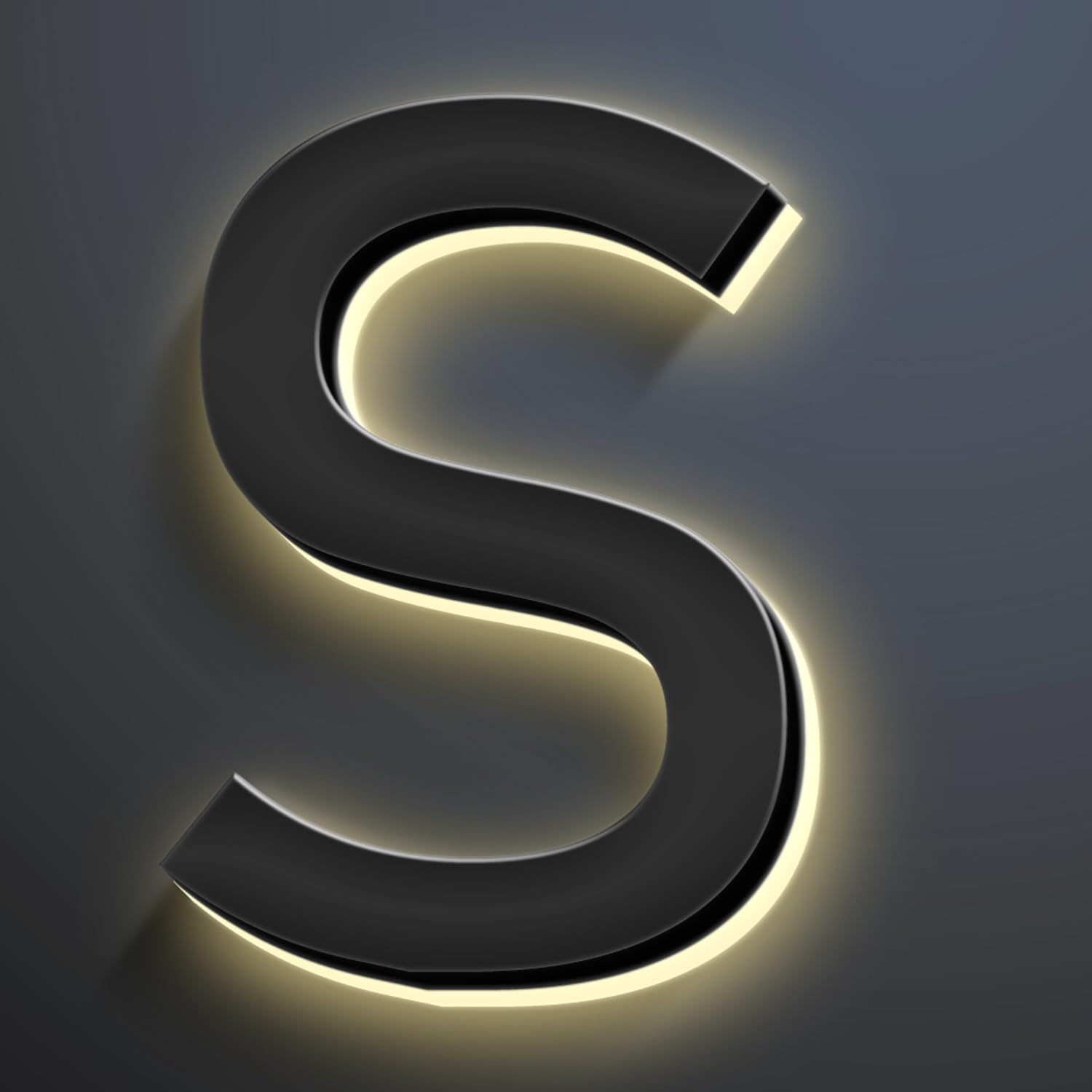 20 Inch Backlit LED Illuminated Home Address Numbers Make An Distinctive Impression Modern Lighted House Numbers For Outside Metal House Address Signs,S