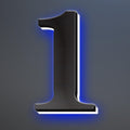 Illuminated LED House Numbers, Stainless Steel, Backlit LED Illuminated Home Address Number, Up-Scale Modern Look, Lighted House Numbers, Modern Address Numbers,20 Inch/500mm,1