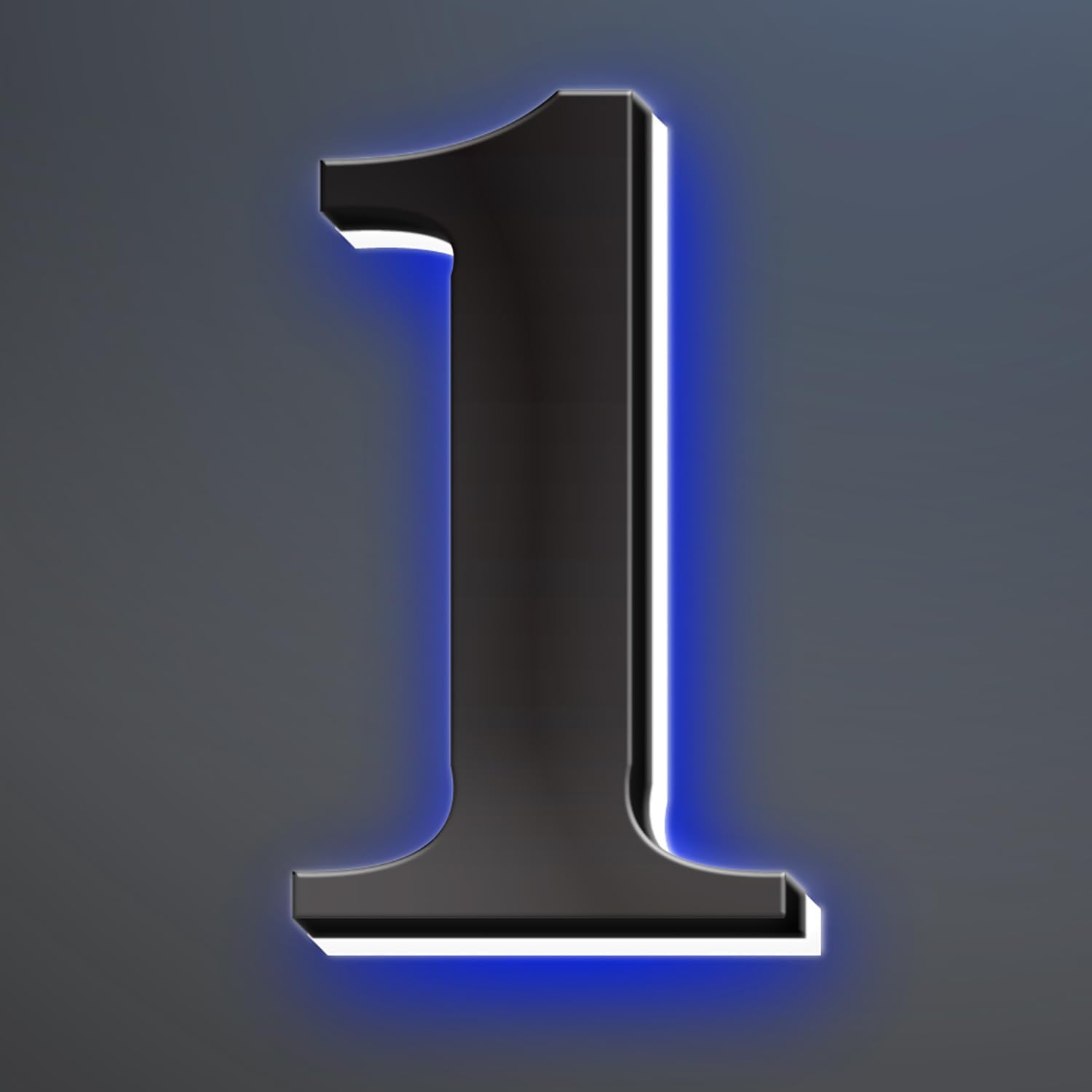 Illuminated LED House Numbers, Stainless Steel, Backlit LED Illuminated Home Address Number, Up-Scale Modern Look, Lighted House Numbers, Modern Address Numbers,20 Inch/500mm,1
