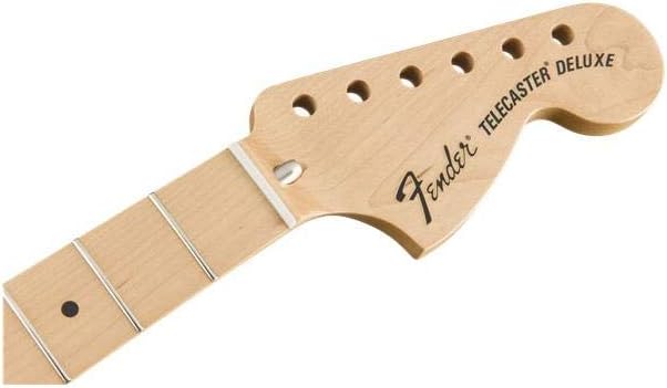 Fender Classic Series 72 Deluxe Telecaster Neck, C Shape, 21 Medium Jumbo Frets, Maple Fingerboard