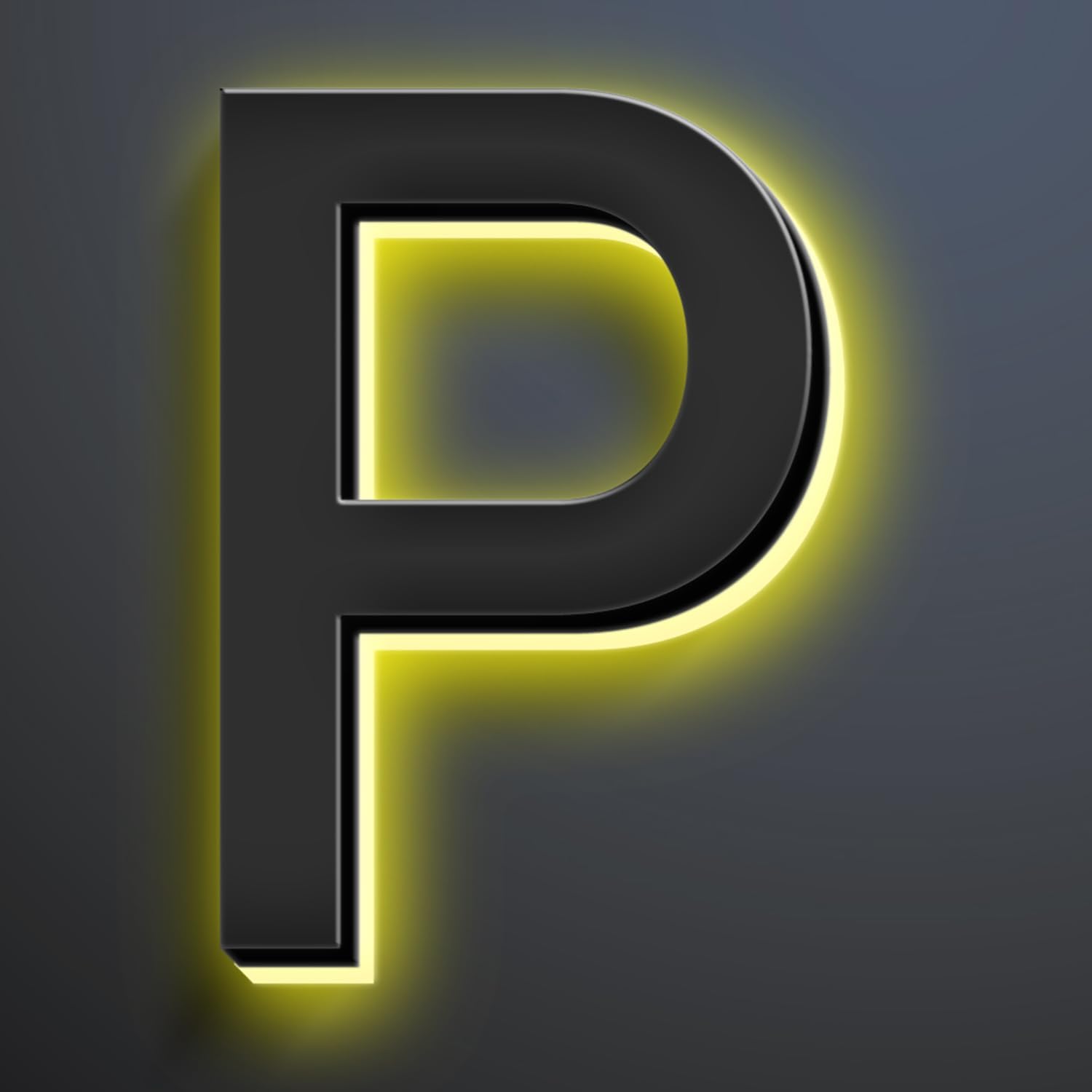 16 Inch Backlit LED Illuminated Address Signs For House Hand-polished Address Numbers For House Modern Large Lighted Metal House Numbers For Outside,P