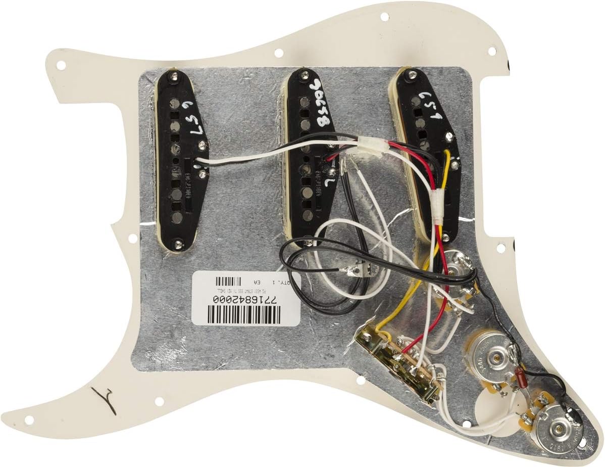 Fender Tex Mex Prewired Stratocaster Pickguard - Tortoise & Deluxe Locking Staggered Guitar Tuners, Chrome 1.7 x 10 x 4.5 inches