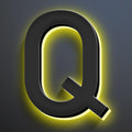 16 Inch Backlit LED Illuminated Address Signs For House Hand-polished Address Numbers For House Modern Large Lighted Metal House Numbers For Outside,Q